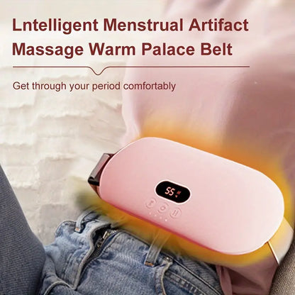 Portable Vibration Massage Belt with Digital Display for back pain