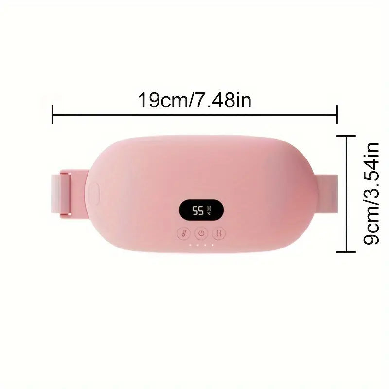 Portable Vibration Massage Belt with Digital Display for back pain